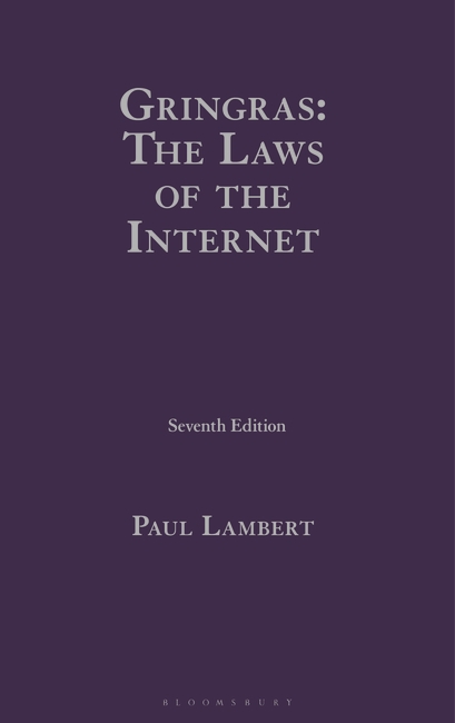 Gringras: The Laws of the Internet book jacket