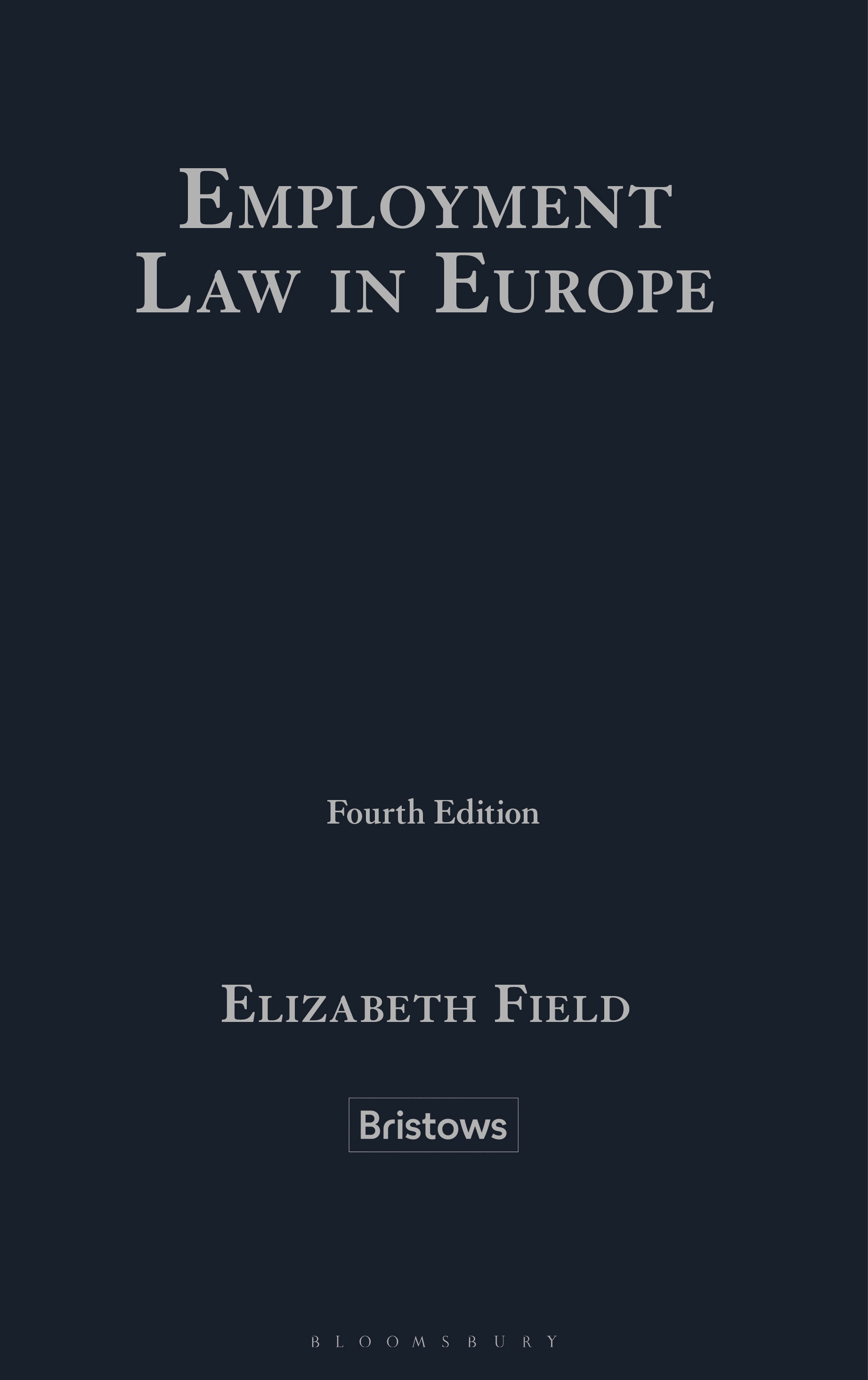 Employment Law in Europe book jacket