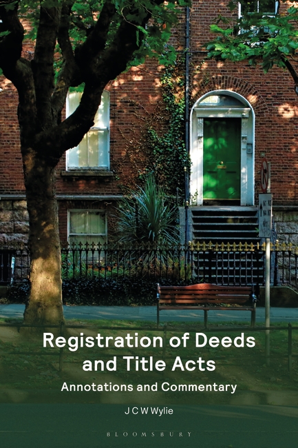 Registration of Deeds and Title Acts book jacket