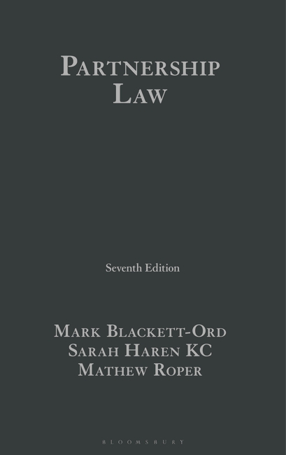 Partnership Law book jacket